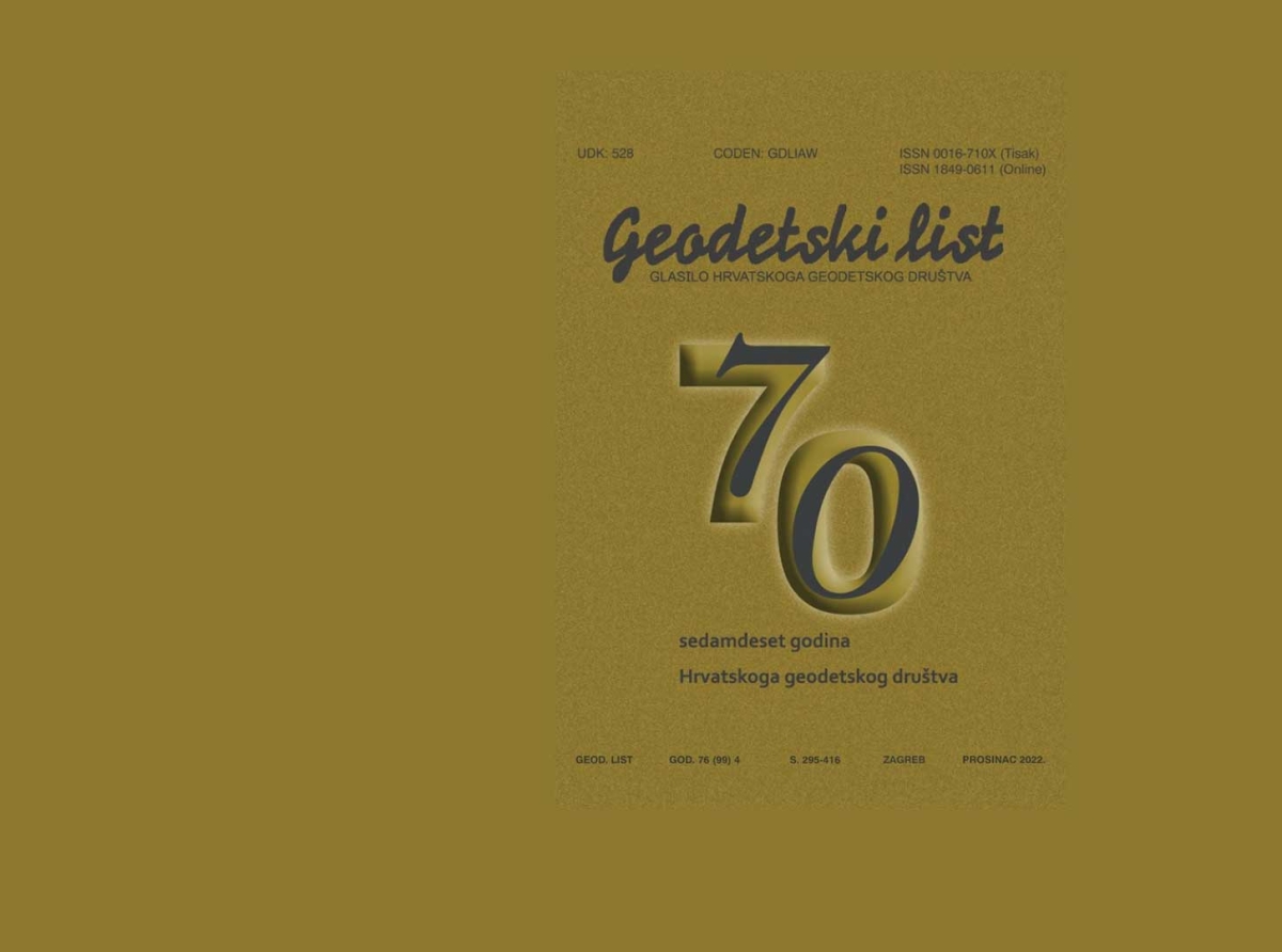 Geodetski list br. 4/2022.